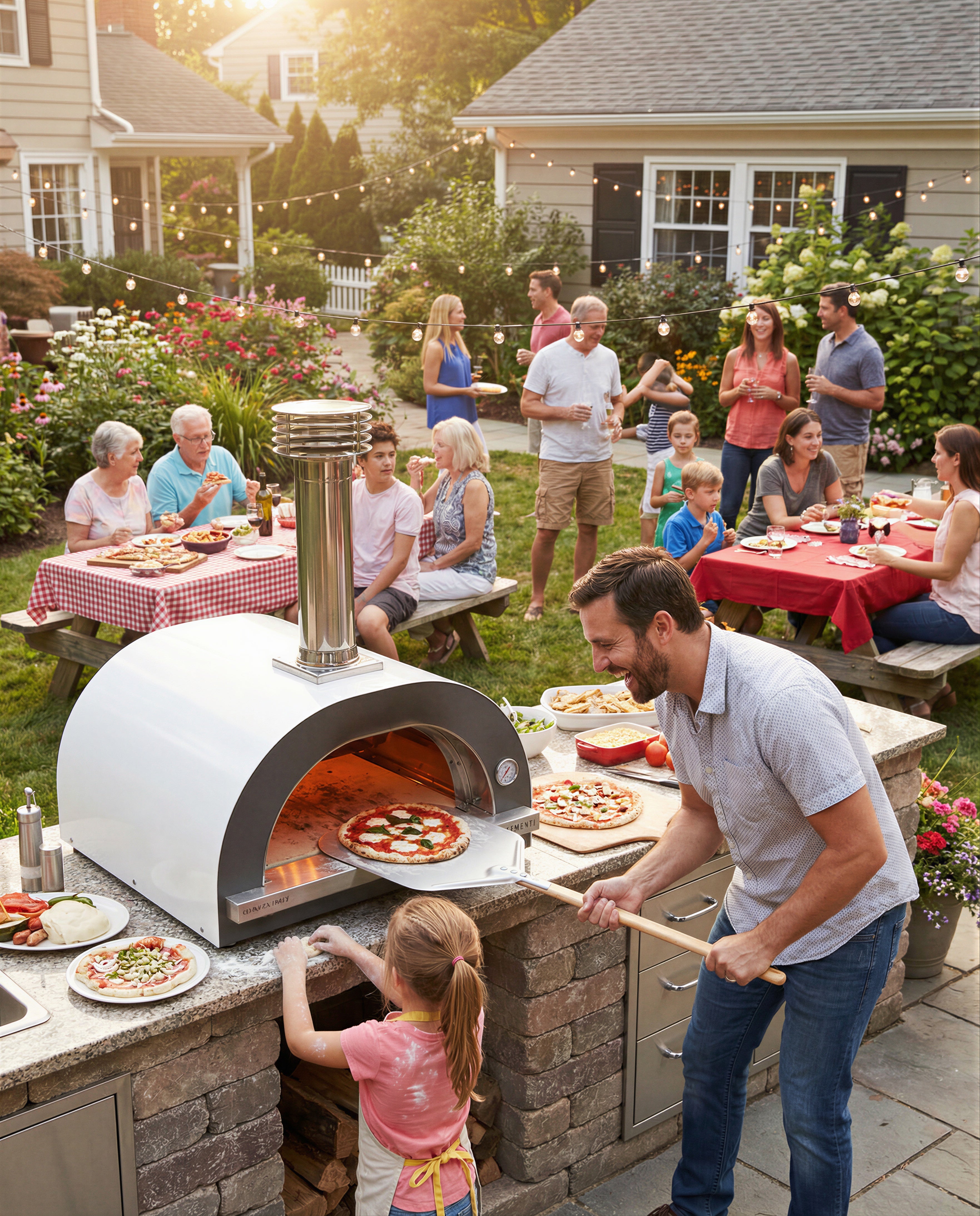 Clementi Premium Gold Wood-Fired Pizza Oven
