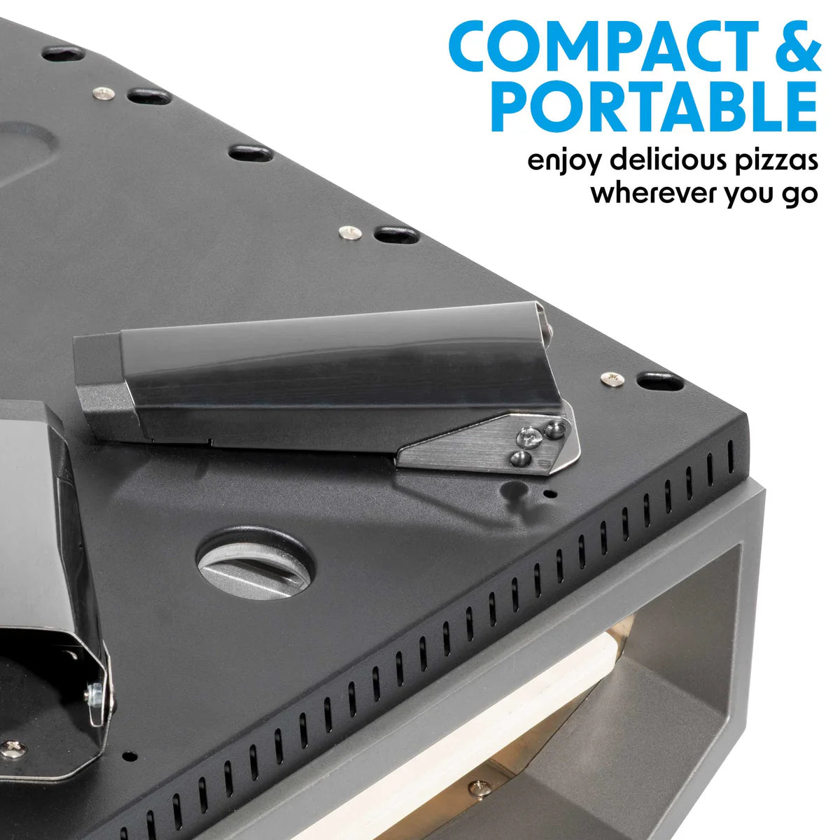 Dellonda - Portable Gas Pizza Oven with Carry Bag & 12" Pizza Peel