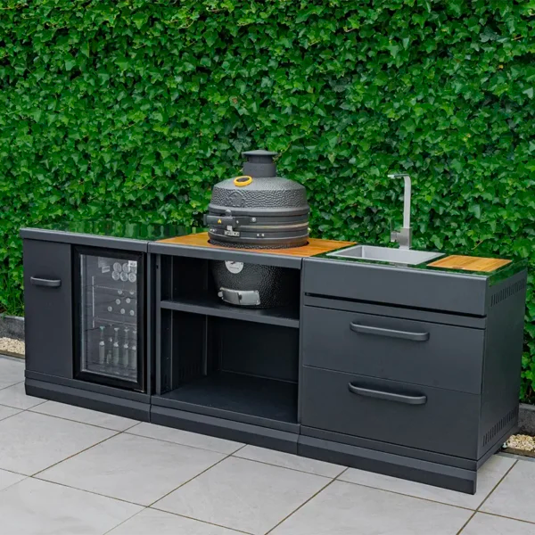 GRLLR Ember Classic 22 inch Build In Kamado - Charcoal Black