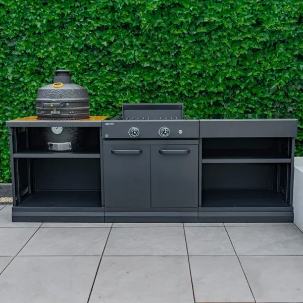 GRLLR Ember Classic 22 inch Build In Kamado - Charcoal Black