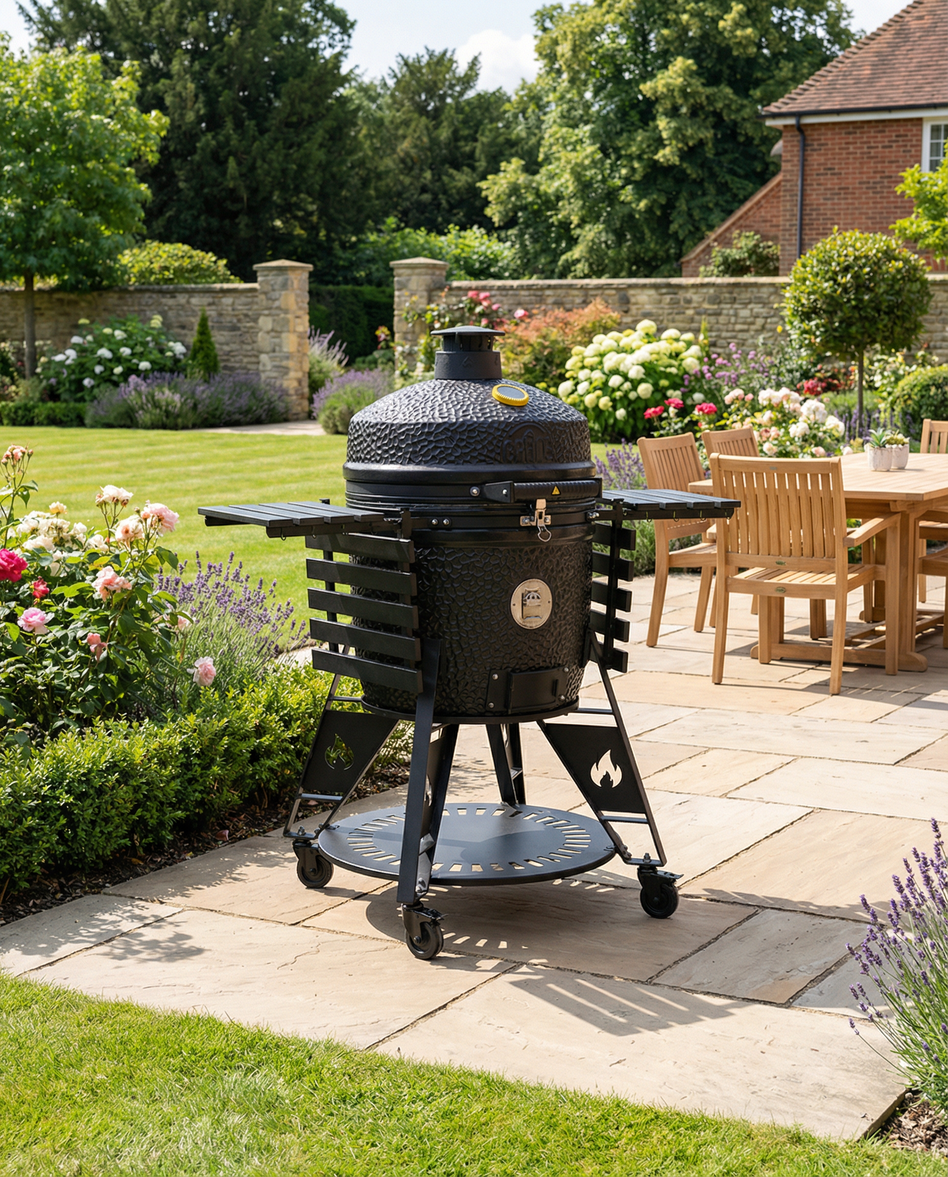 GRLLR Ember Pro Kamado - Shiny Black