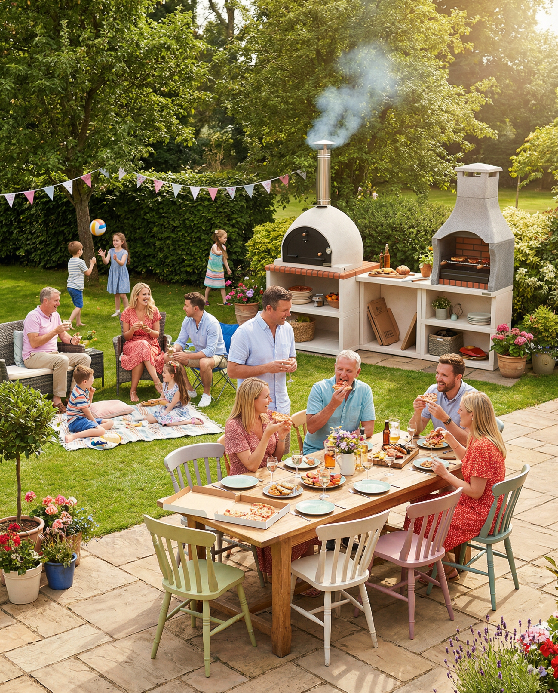 Xclusive Décor - Napoli Outdoor Kitchen - BBQ and Wood Fired Pizza Oven
