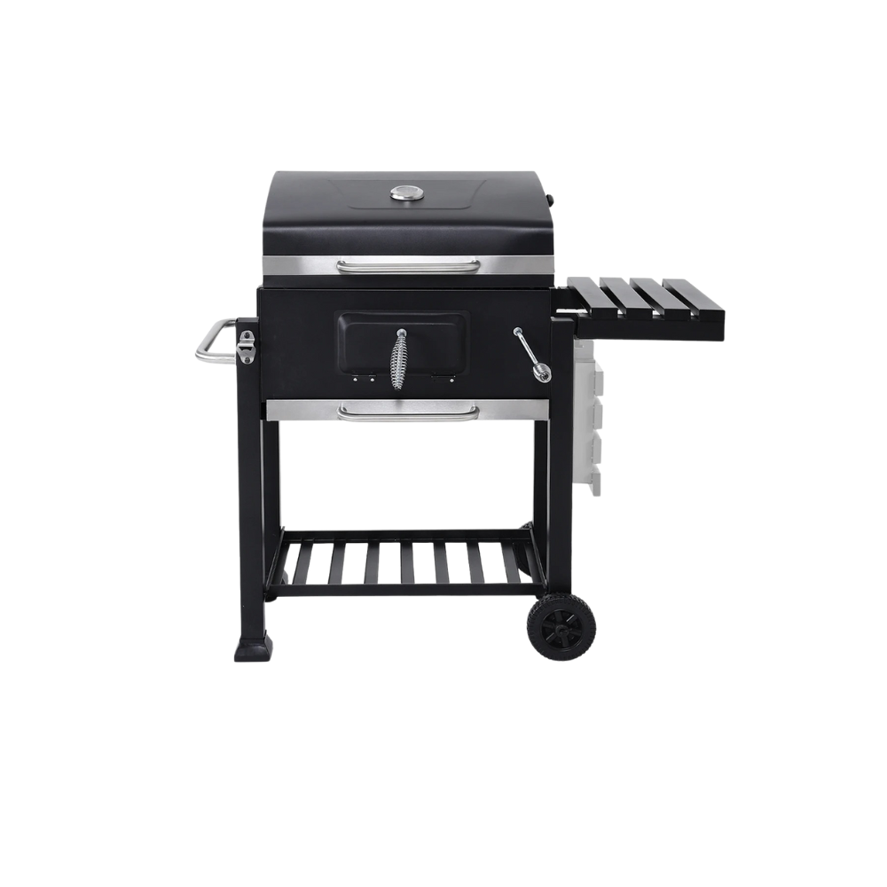 Everything Pizza Ovens - Portable BBQ Grill With Folding Table & Bottom Shelf