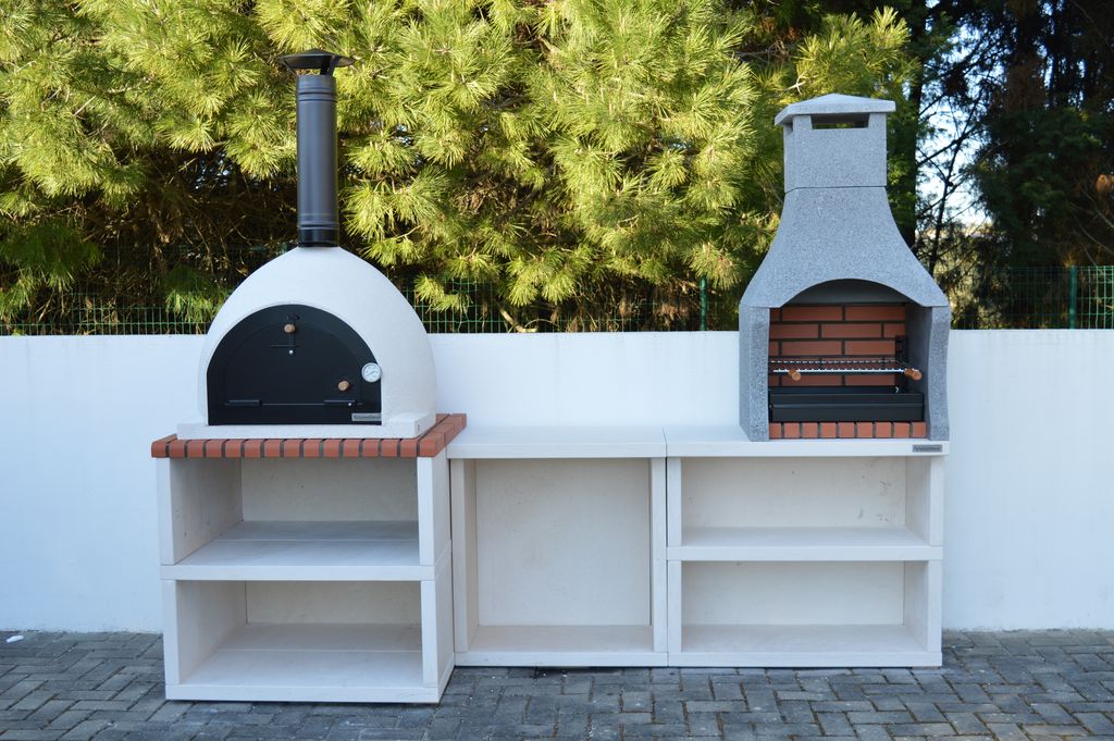 Xclusive Décor - Napoli Outdoor Kitchen - BBQ and Wood Fired Pizza Oven