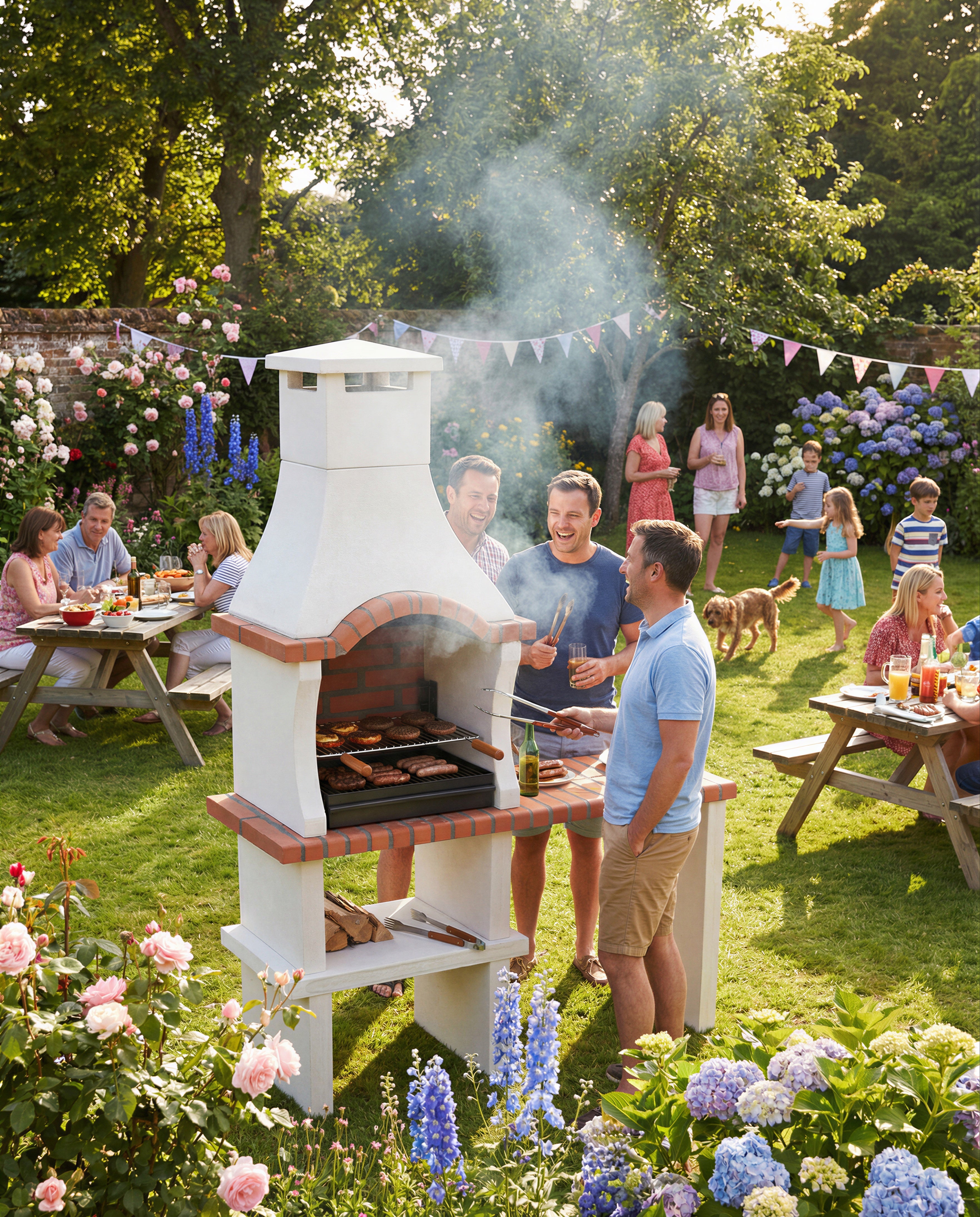 Xclusive Decor Somerset Barbecue with Side Table