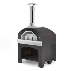 Fontana Forni Prometeo Commercial Wood Fired Pizza Oven with Cart