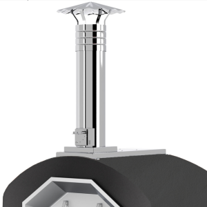 Fontana Forni Prometeo Commercial Wood Fired Pizza Oven with Cart